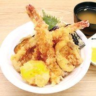 『ランチ限定』揚げたて天ぷらと自家製タレの天丼