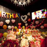 【記念日を盛り上げるオプションあり】バースデーバルーン室内装飾などで記念日をお手伝いします♪ 