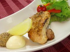 鶏のもも塩焼