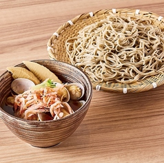 桜海老とアサリの旨味重ねつけ汁そば