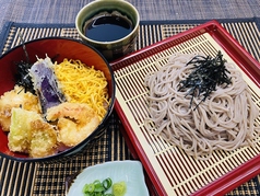 蕎麦　ミニ天丼膳