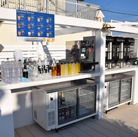 お外で美味しいビールを！