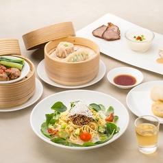 ごま豆乳ダレの冷麺「壺畑」飲茶ランチ