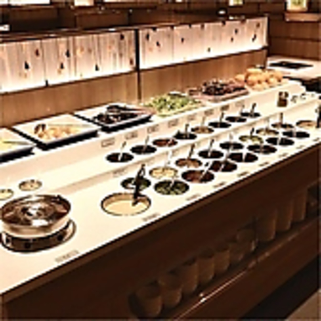 種類豊富なつけダレやサラダ、フルーツをご用意♪