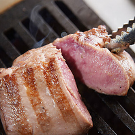 最高の焼き加減でお肉を楽しめます。