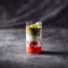 抹茶 ストベリーラテ