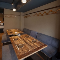 《喫煙可能》愛煙家のお客様もストレスなくお食事可能♪