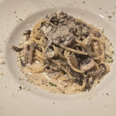 キノコ香る！マッシュルームクリームパスタ【ラモリサーナ１．９ｍｍ