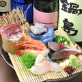 料理メニュー写真 豊洲直送地鮮魚の五種盛り合わせ【小】