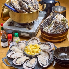 【牡蠣食べ放題コース】ディナー★焼き牡蠣＆蒸し牡蠣を好きなだけ！の写真