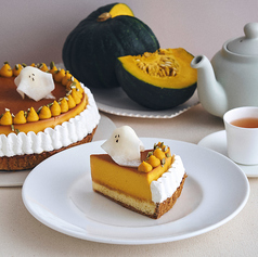 ハロウィンおばけかぼちゃプリンパイ