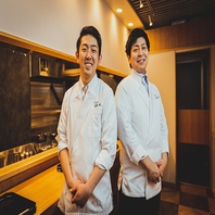 文化と進化をテーマに2人の職人がおくる新しい日本料理