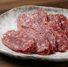 馬肉のサラミ