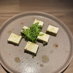 お豆腐のカルパッチョ