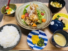 さくさく唐揚げ膳！だし酢添え
