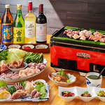 特製手羽唐揚げや鶏刺しを楽しむ鶏焼きコースは全5品で4000円(税込)♪+1800円で飲み放題も追加可能★