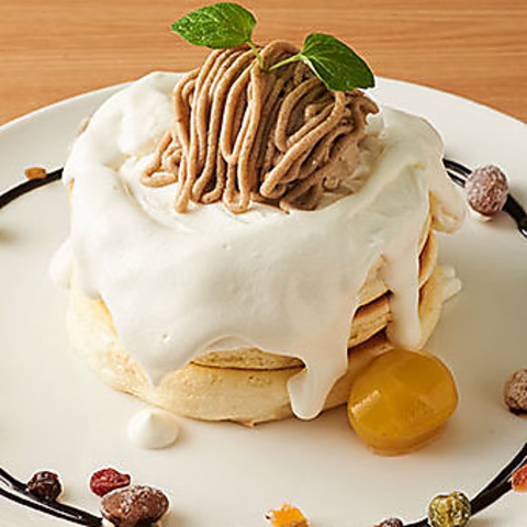 現在パンケーキは数量限定です。予めご了承ください。