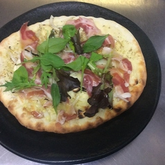 生ハムピザ　スペイン産　ハモンセラーノ
