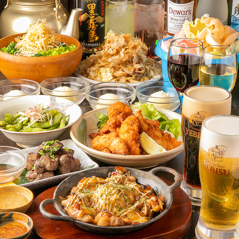 【祖師谷大蔵】ヱビス生ビール含む全55種類飲み放題付コースを3,000円～よりご提供♪