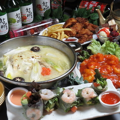 タッカンマリ サムギョプサル 皮串 アジアンレストラン&すすきのシーシャ 天竺の特集写真