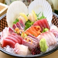 料理メニュー写真 お造り5点盛り