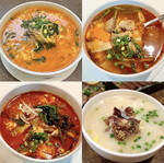 まうみに来たなら、スープは必食！コラーゲンたっぷり和牛骨スープをベースにしています