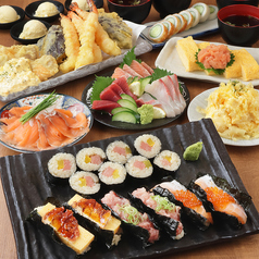 寿司と天ぷら ニューツルマツのコース写真