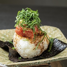 焼きおにぎり 明太しそバター