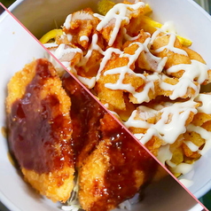 ミニソースカツ丼・ミニからマヨ丼