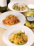 旬な素材をつかったパスタなど、本日のおすすめでやってます！