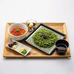 【平日限定】ざる茶そばとミニ丼定食