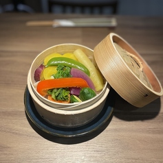 彩り十種野菜のせいろ蒸し