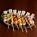 料理メニュー写真&nbsp;20.博多串焼き盛り合わせ 7本