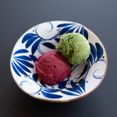 縁 -Enishi- 抹茶とカシスアイスクリーム