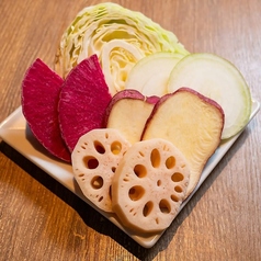 季節の焼き野菜盛り合わせ