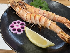 海老の塩焼き