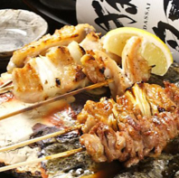 新鮮な大和肉鶏を丁寧に串うち【串焼き】食感が絶妙！