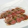 馬肉炙りカルパッチョ(seared horse meat carpaccio)