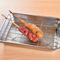 ホルモン/豚バラ/鶏ささみ/イカ/チーズ/なす　各