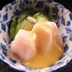帆立の酢味噌和え