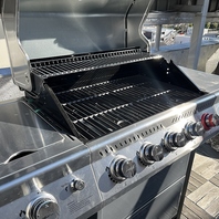 大きなアメリカンスタイルコンロ