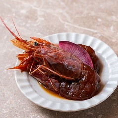 赤えびの紹興酒漬け