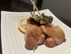 越の鶏のねぎま串