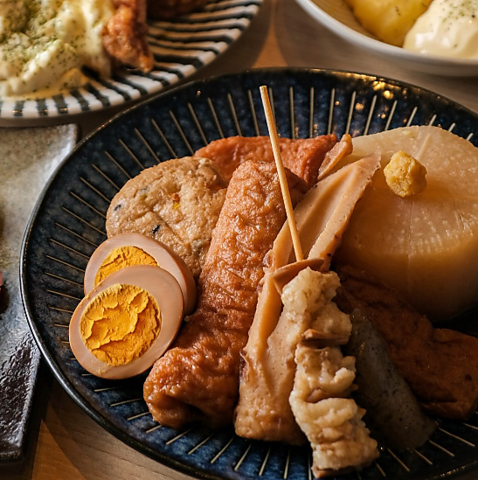 "おでんと日本酒で、心も身体もほっこり"