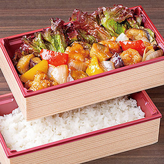 黒酢あんかけ弁当