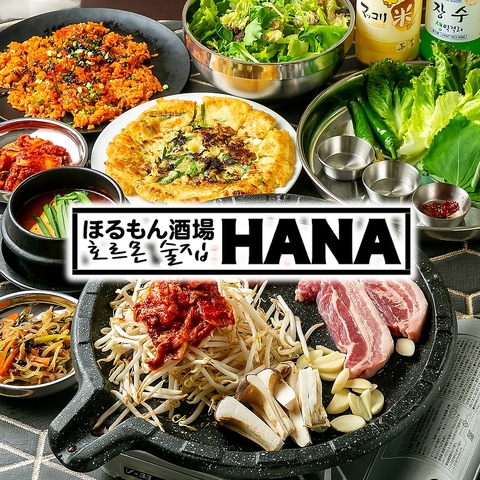 新鮮なホルモンと韓国料理、多彩なお酒を楽しめるほるもん酒場HANAで楽しいひと時を♪