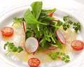 料理メニュー写真&nbsp;鮮魚のカルパッチョ　菜園風