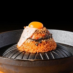 ラムちゃん流キムチーズ焼きビビンバ