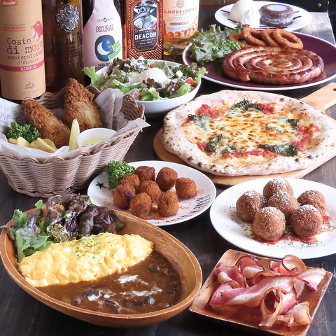オーガニック料理と寛げるカフェ&バーで特別な時間を