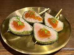 香草鮪レアカツ -いくら乗せ-